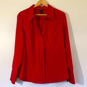 Lane Bryant Fitted Button Up‎ Shirt